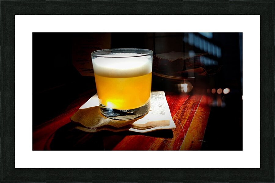 A Good Drink Picture Frame print