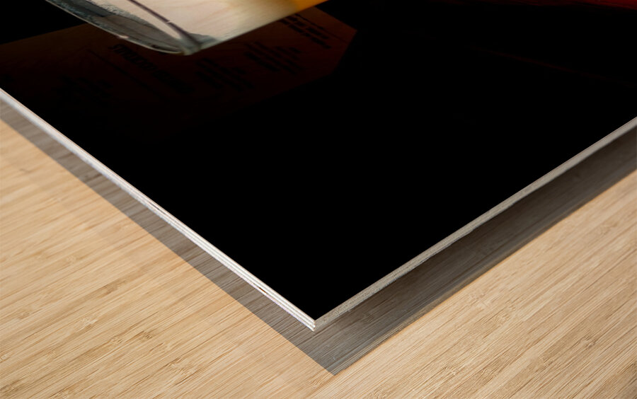 A Good Drink Wood print