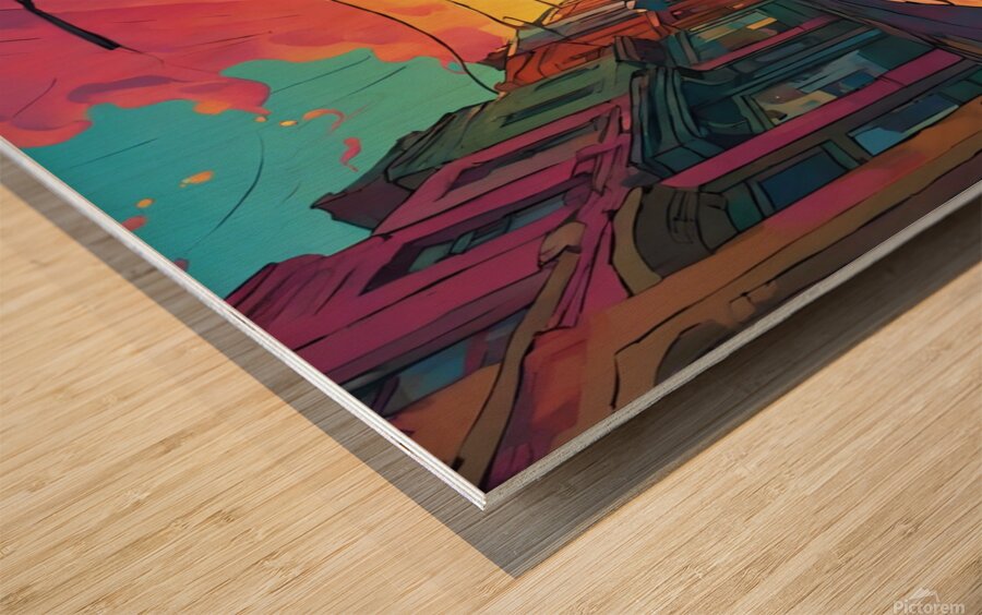 autre facon  Wood print