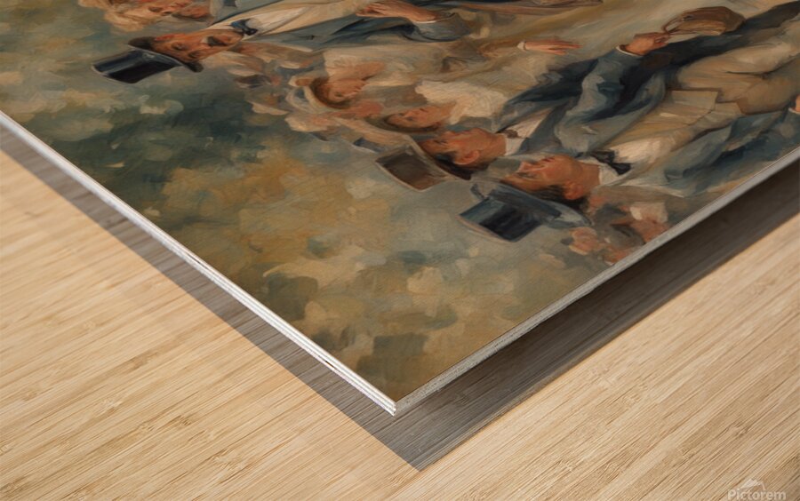 existe t il encore  Wood print