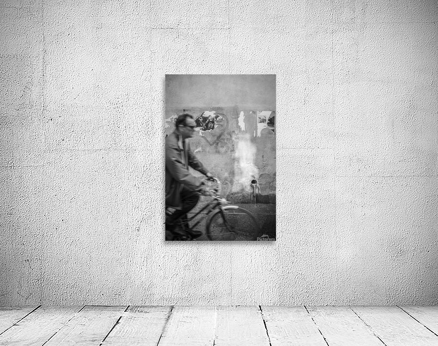 Le cycliste flou Wall Preview