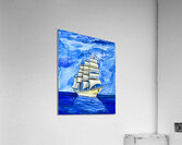 ArtXcl 137 ship oil painting-style Acrylic Print