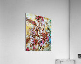 ArtXcl 138 Flowers oil paint style Acrylic Print