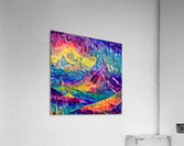 ArtXcl 094 Mountain illustration polyart Acrylic Print