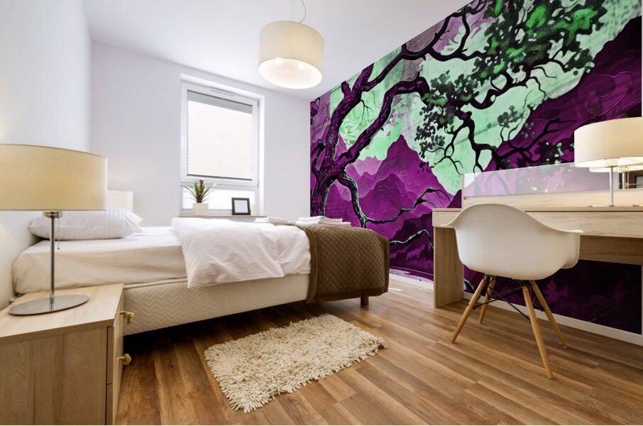 ArtXcl 178 two girls Vintage painting Mural print