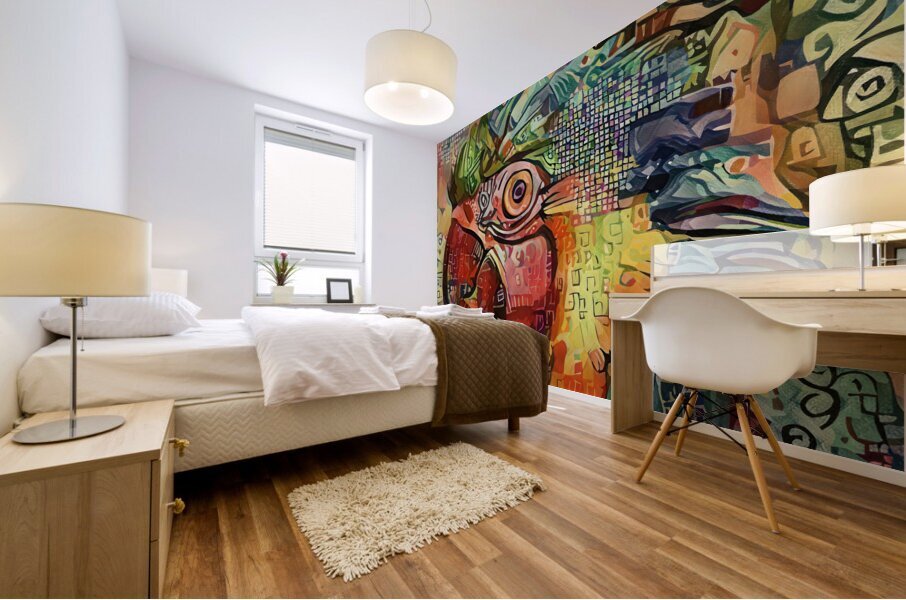 ArtXcl 022 its a girly world illustration  Mural print