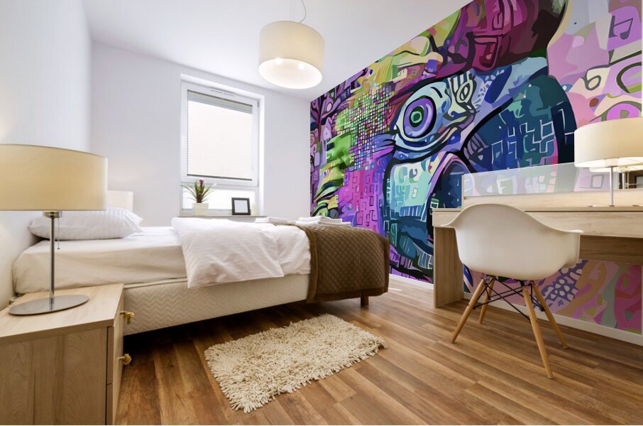 ArtXcl 107 parrot Mural print