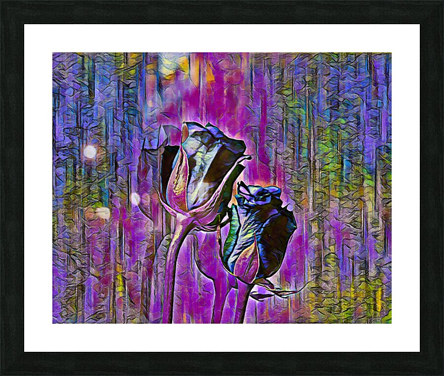 ArtXcl 150 Roses Flowers pastel-paint-style Picture Frame Printing