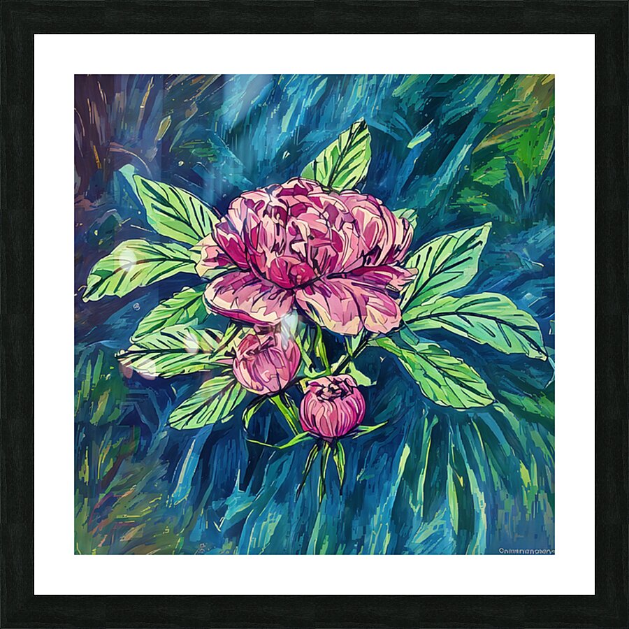 ArtXcl 015 Flower Picture Frame Printing