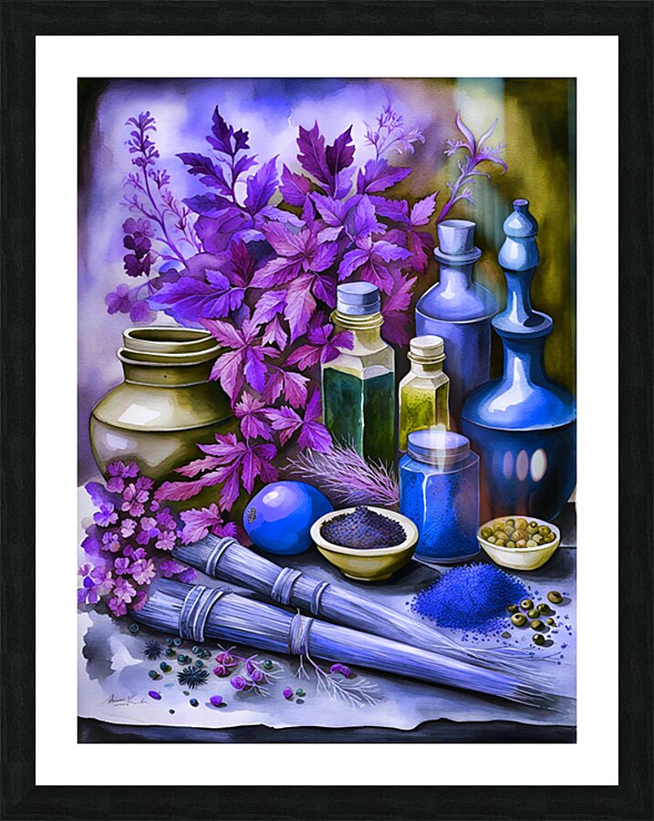 ArtXcl 116 herbs Picture Frame Printing