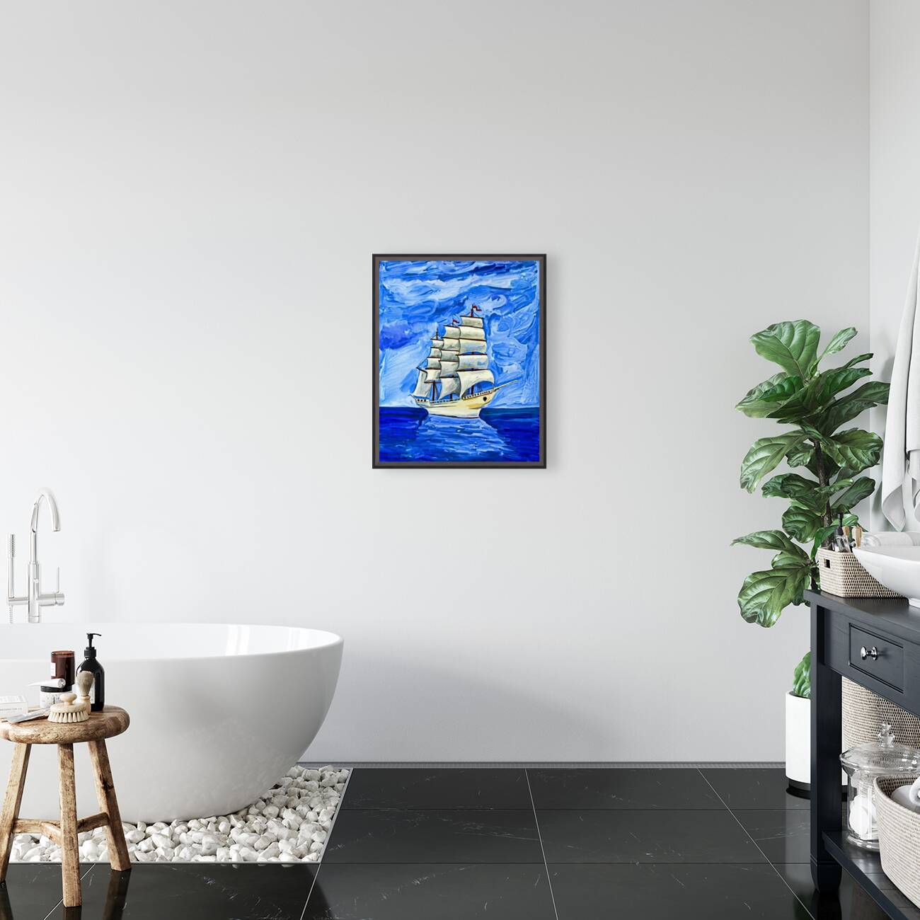 ArtXcl 137 ship oil painting-style Reproduction