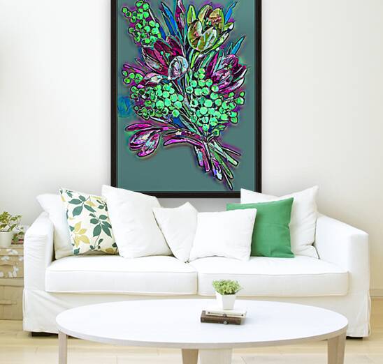 ArtXcl 068 flowers pastel style Reproduction