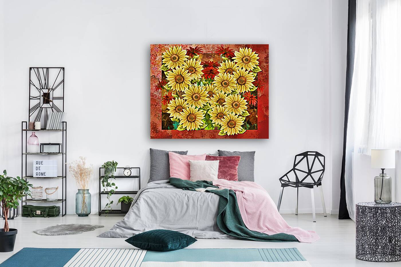 ArtXcl 078 sunflowers Reproduction