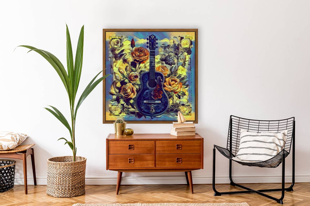 ArtXcl 091 guitar 1 polyart Reproduction