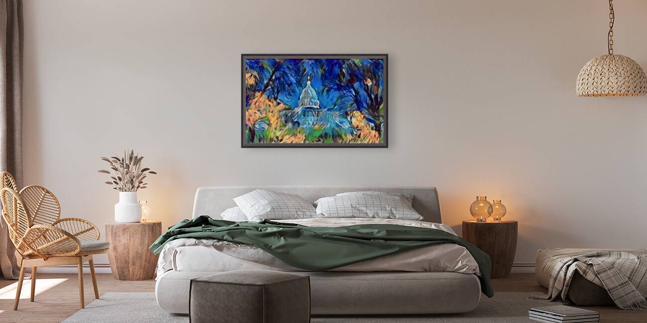 ArtXcl 185 Washington polyart style Reproduction