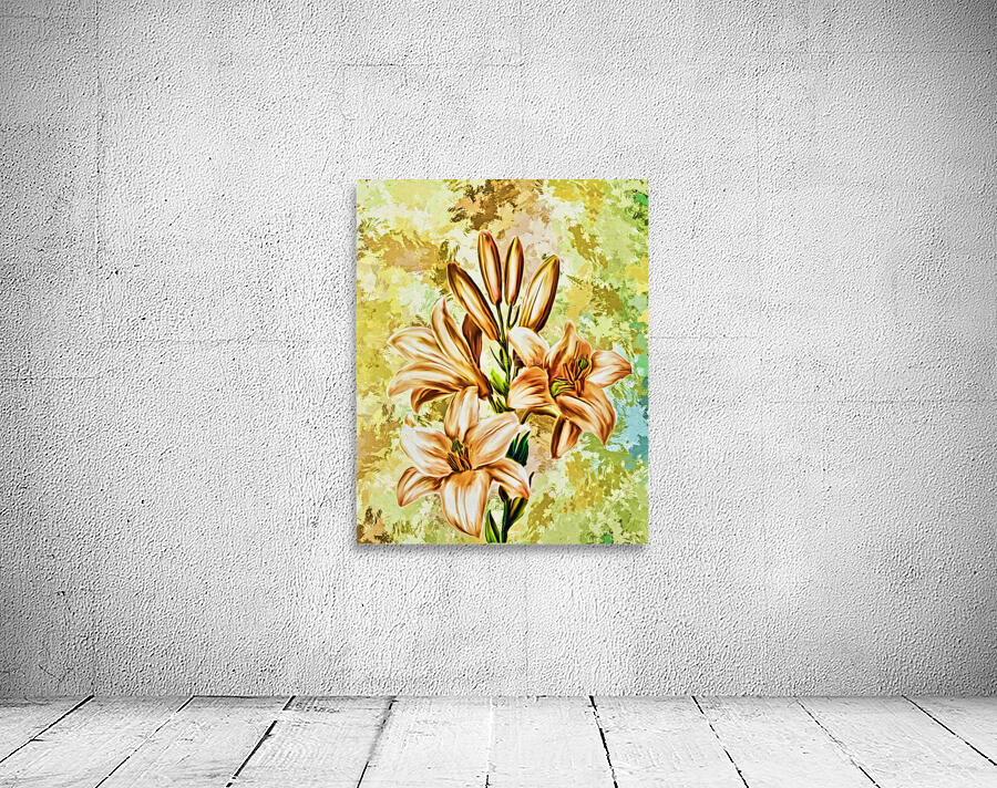 ArtXcl 142 Flowers enhanced digitized style Wall Preview
