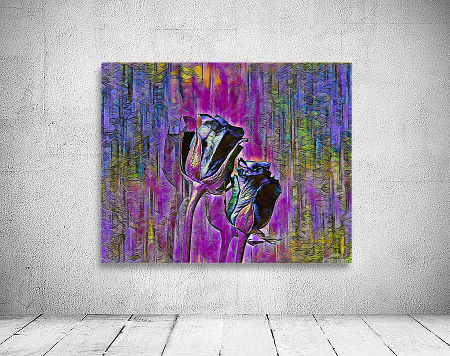 ArtXcl 150 Roses Flowers pastel-paint-style Wall Preview