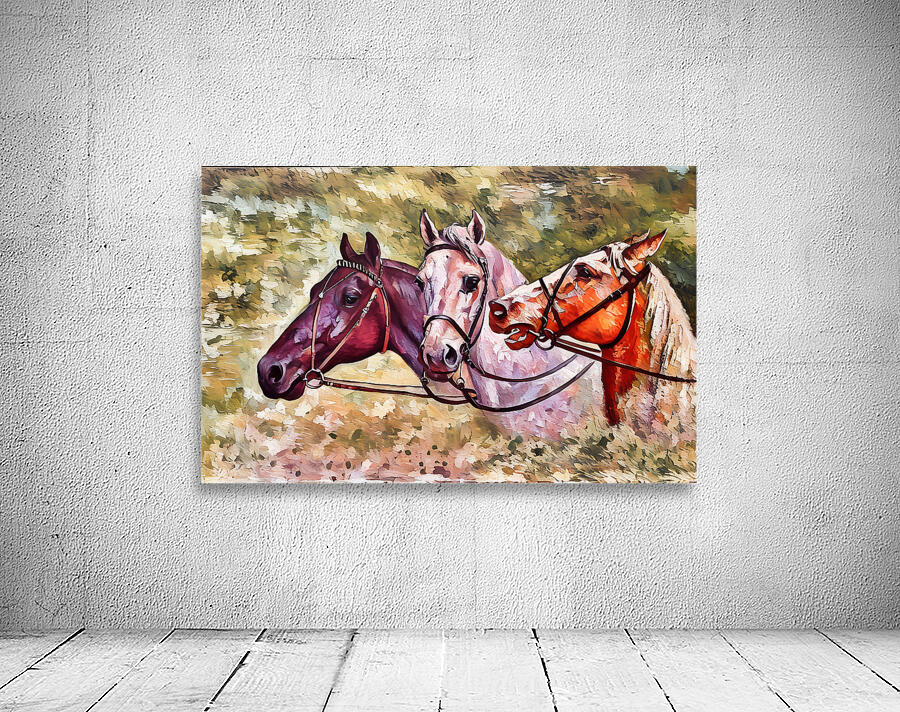 ArtXcl 049 three horses  Wall Preview
