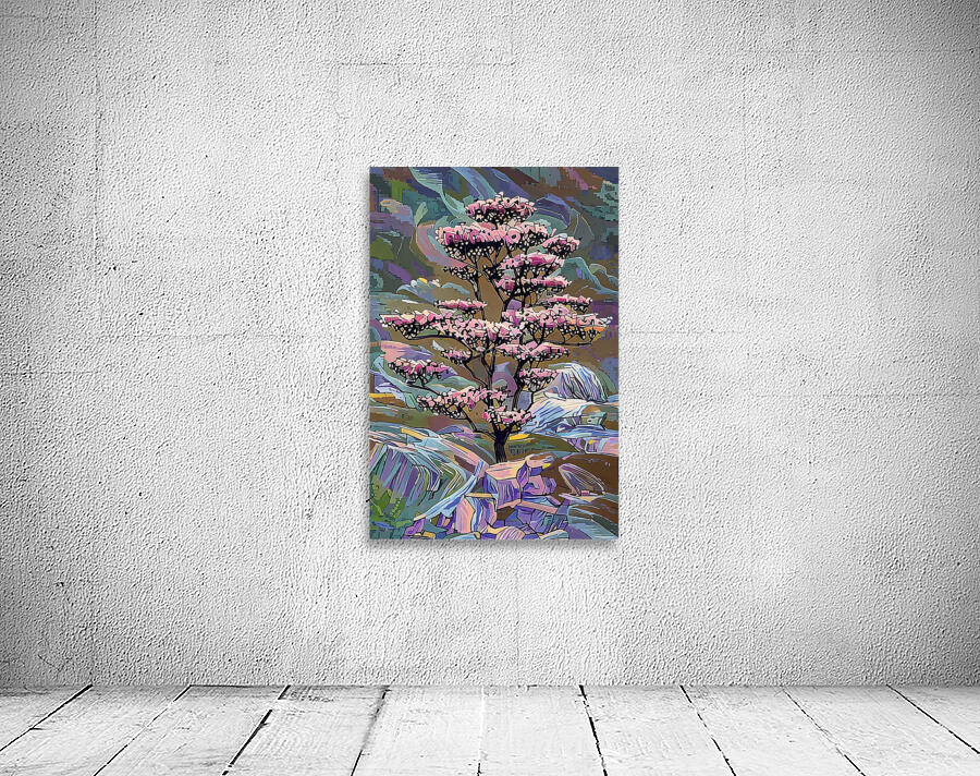 ArtXcl 020 bonsai illustration Wall Preview