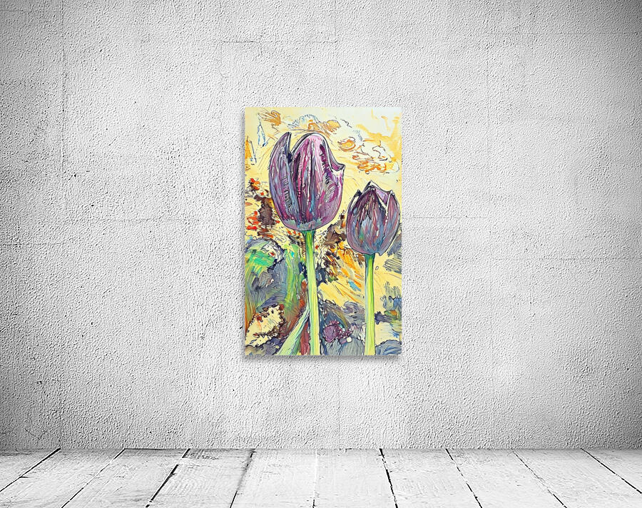 ArtXcl 008 painted tulips Wall Preview