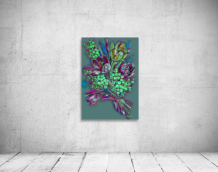 ArtXcl 068 flowers pastel style Wall Preview