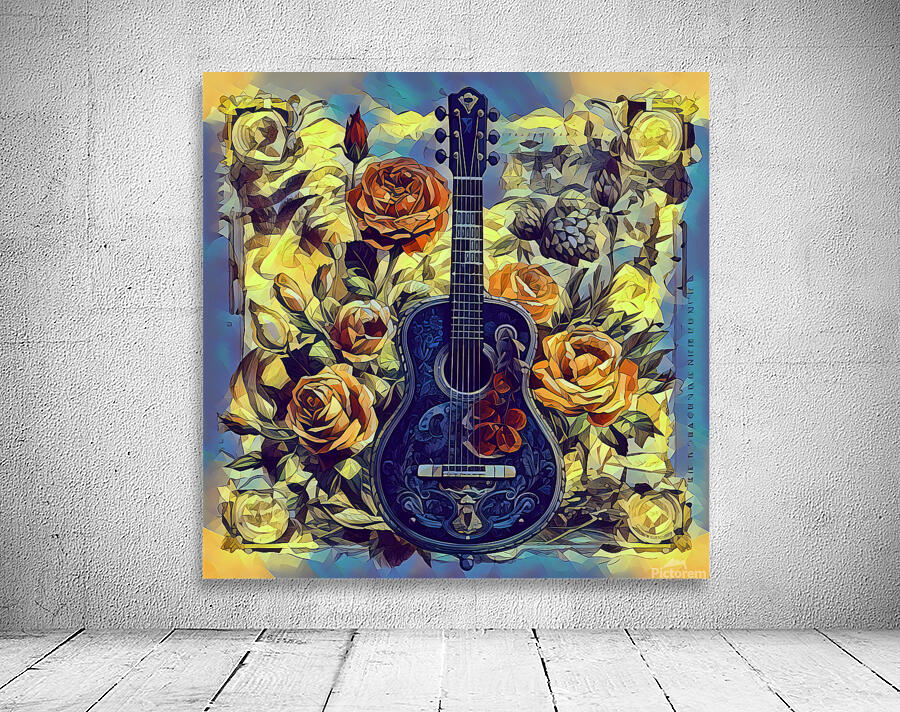 ArtXcl 091 guitar 1 polyart Wall Preview