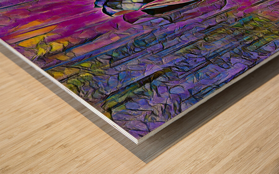 ArtXcl 150 Roses Flowers pastel-paint-style Wood print