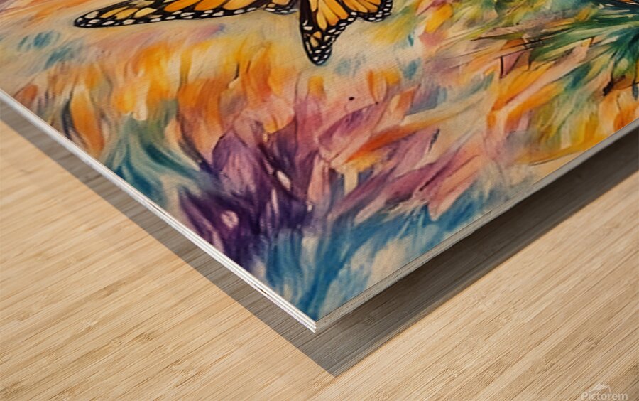 ArtXcl 031 Butterflies monarch photo Wood print