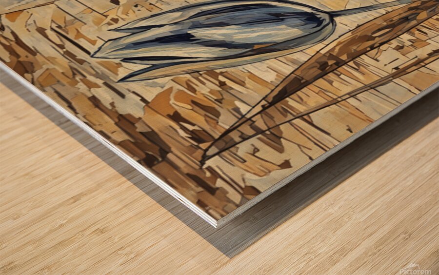 ArtXcl 160 Tulip painting Wood print