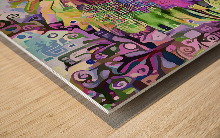 ArtXcl 107 parrot Wood print