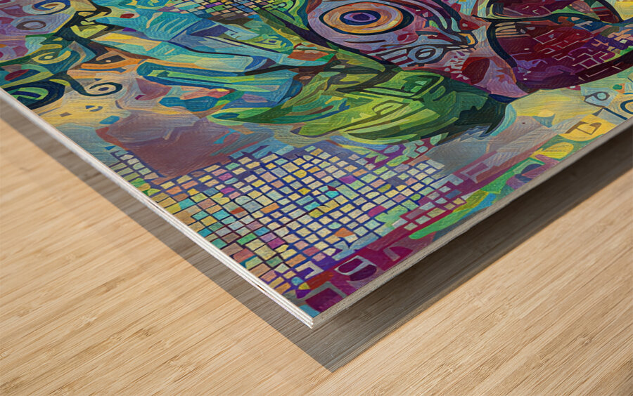 ArtXcl 109 parrot Wood print