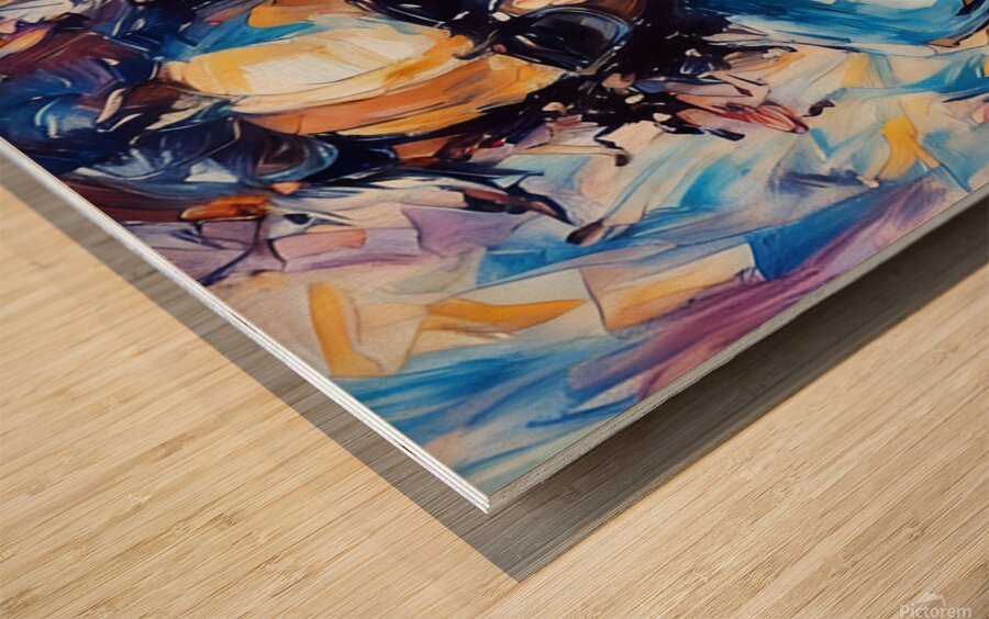  ArteXcl 013 miles davis Jazz musician  Wood print