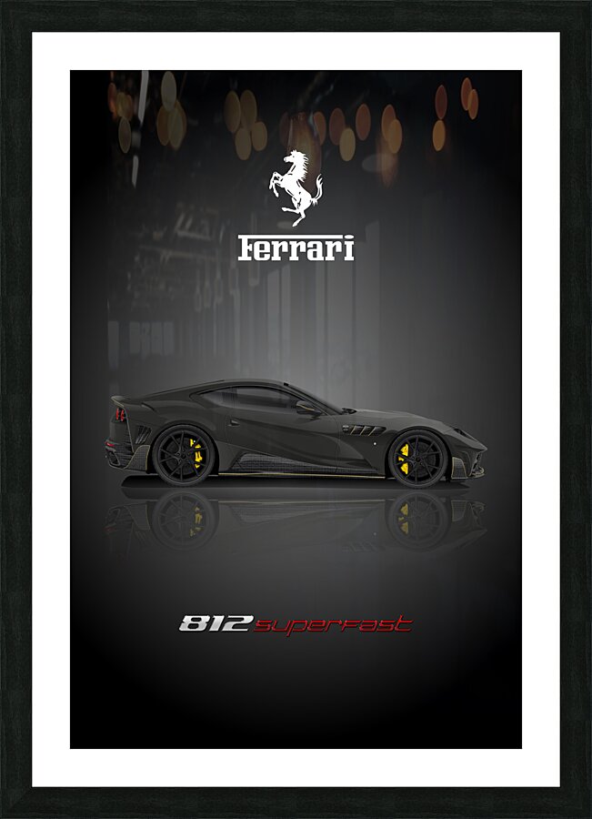 Ferrari 812 Superfast A by Conceptual Photography Wall Art