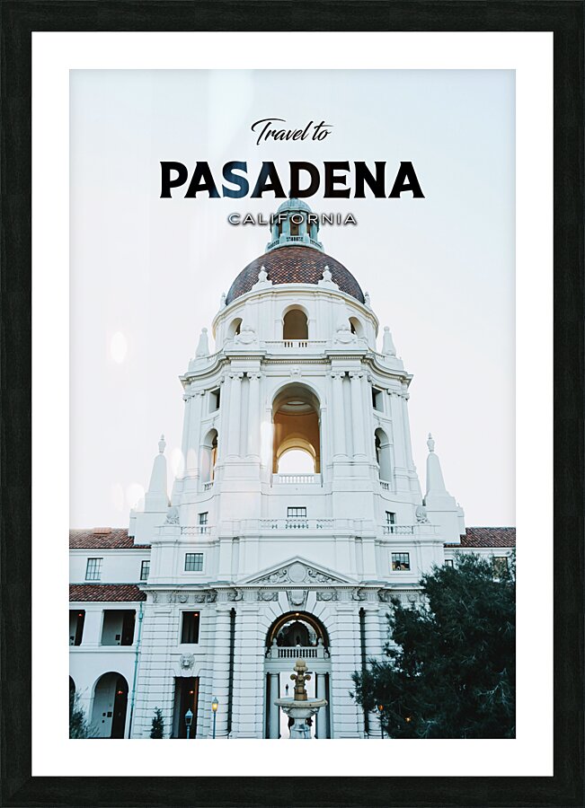Pasadena California Picture Frame print