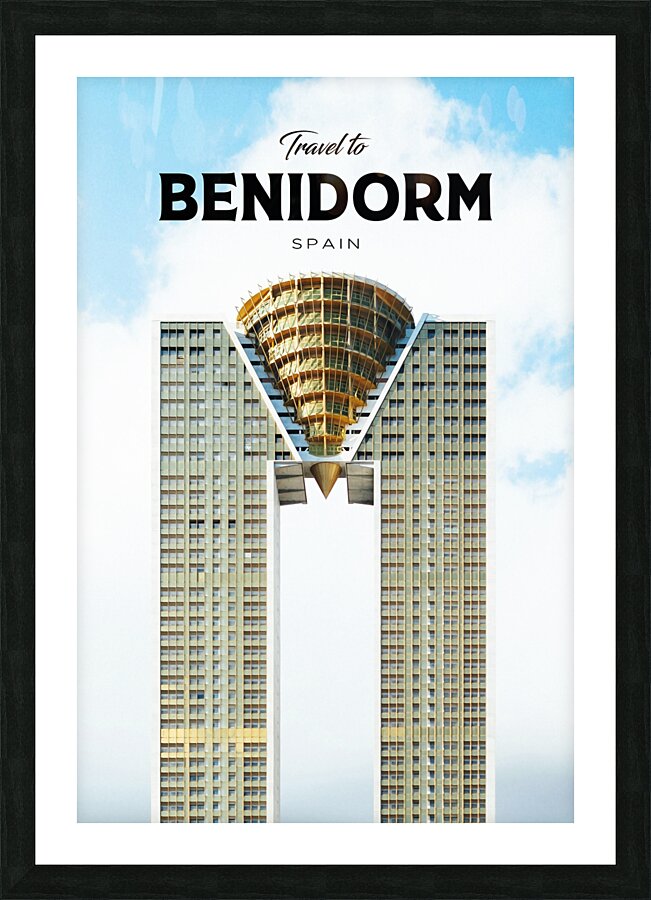 Benidorm Spain Picture Frame print