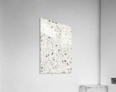 White  Terrazzo Acrylic Print