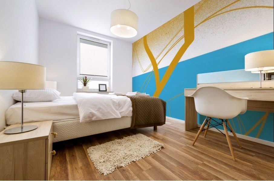 Tangerine Mural print