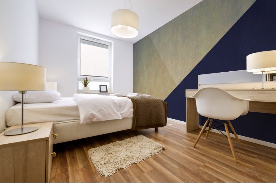 Minimal GeoShapes 6 Mural print