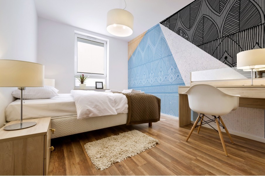 Pattern Color Patch Mural print