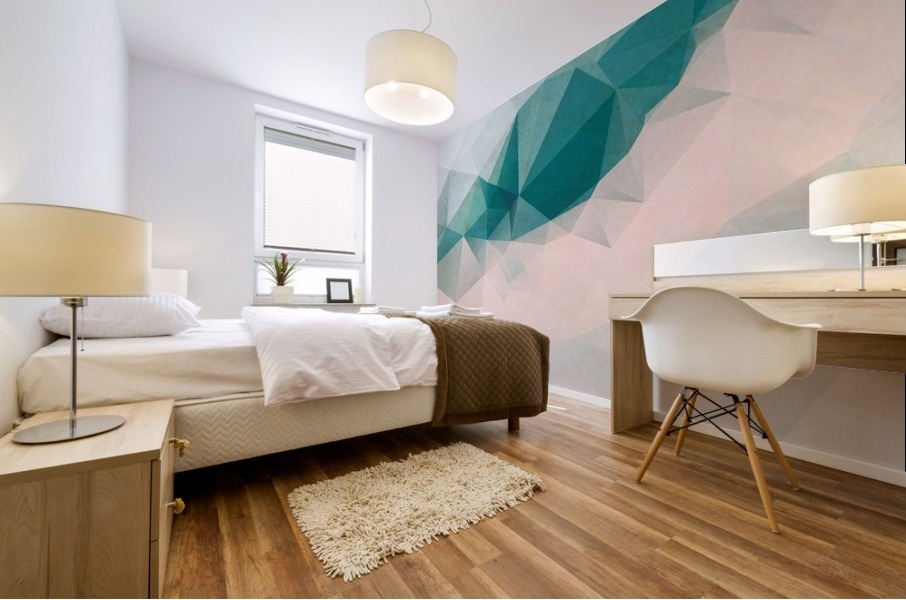 Pastel Flowers Mural print