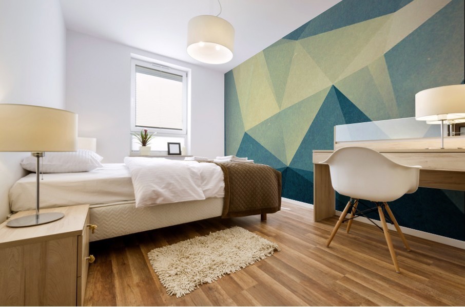 Midnight Lake Mural print