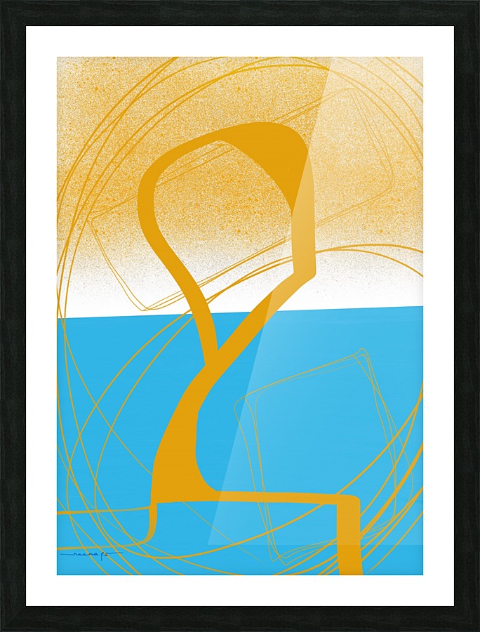 Tangerine Picture Frame print