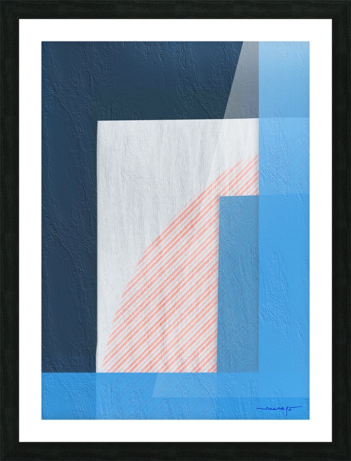 Abstract Geometric Space 2 Picture Frame print