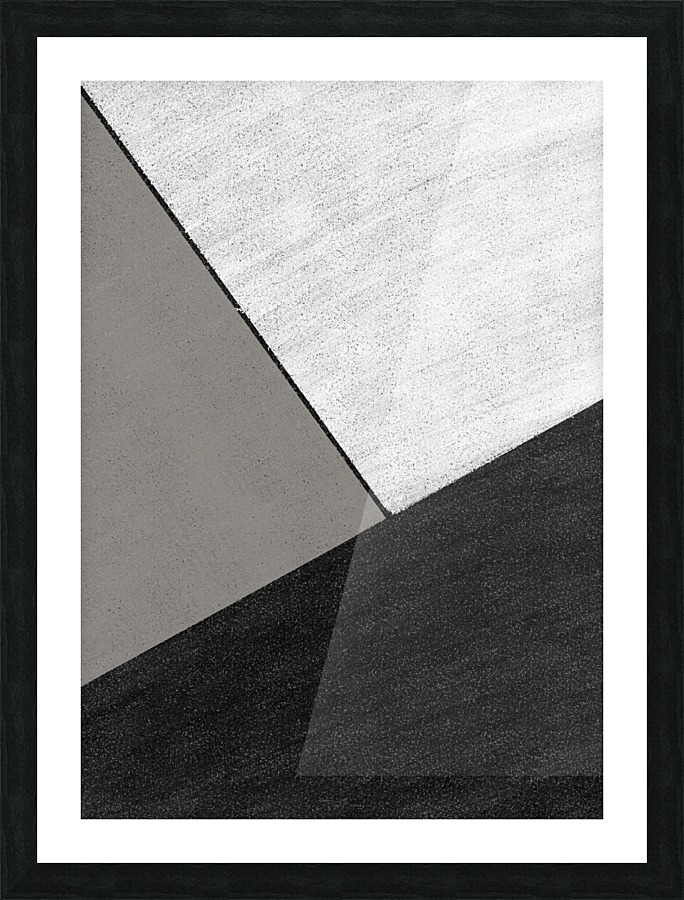 Minimal GeoShapes 3 Picture Frame print
