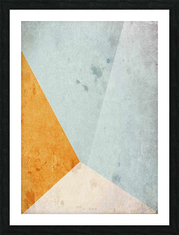 Minimal GeoShapes 5 Picture Frame print