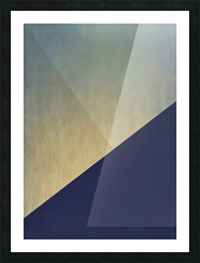 Minimal GeoShapes 6 Picture Frame print
