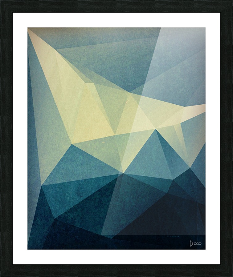 Midnight Lake Picture Frame print