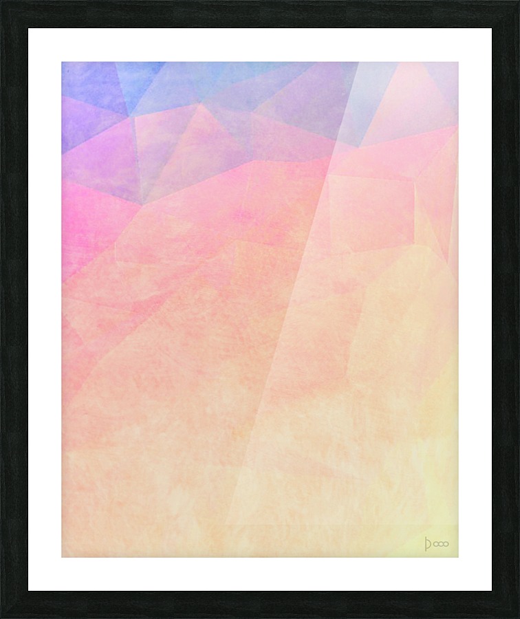 Pink Fire Picture Frame print
