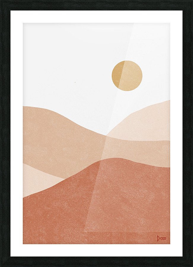 Desert Mountains 5 Picture Frame print