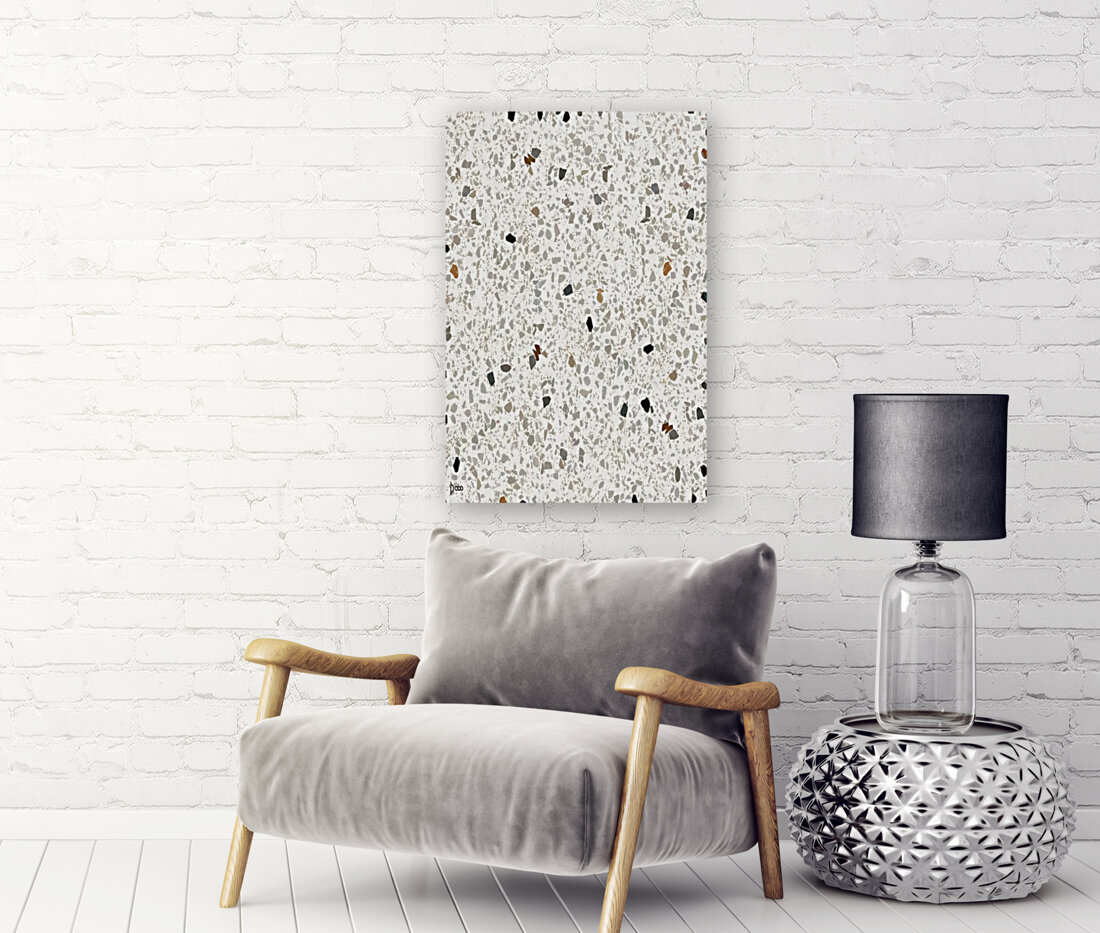 White  Terrazzo Reproduction